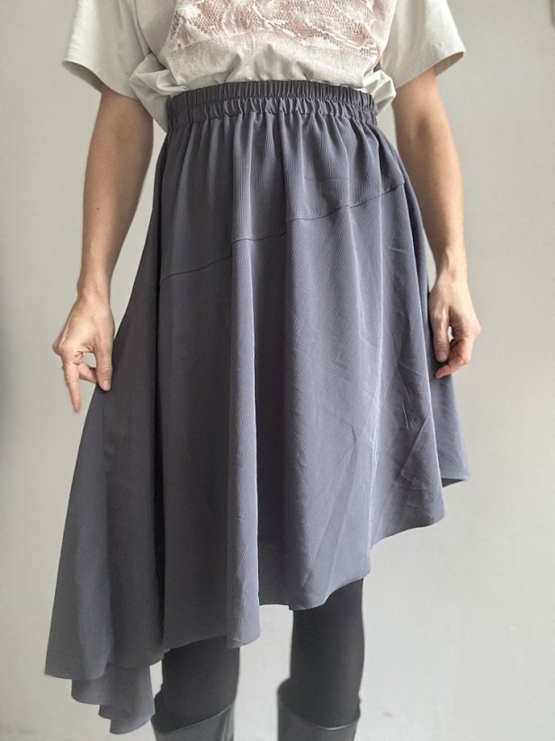 DARK GREY SKIRT FROM DEADSTOCK
