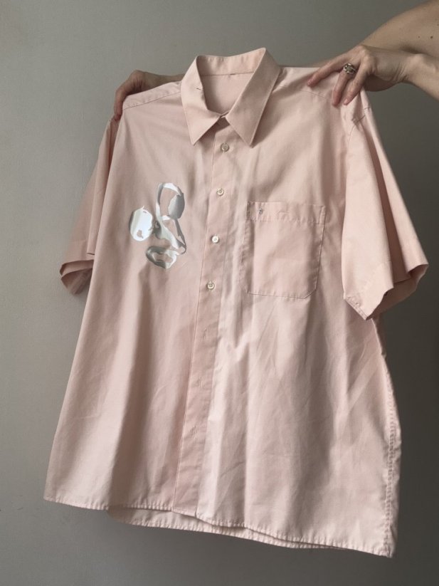 SOFT ORANGE  SHORTSLEEVE SHIRT