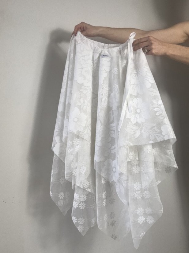 UPCYCLED CURTAIN SKIRT NO2