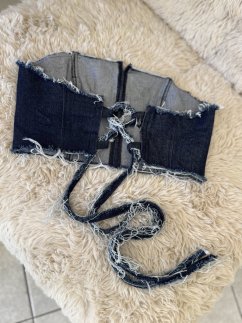 DENIM TOP SIZE M