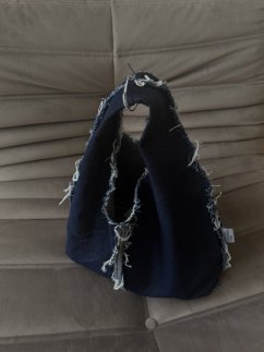 MINI RAW DENIM HAND-BAG