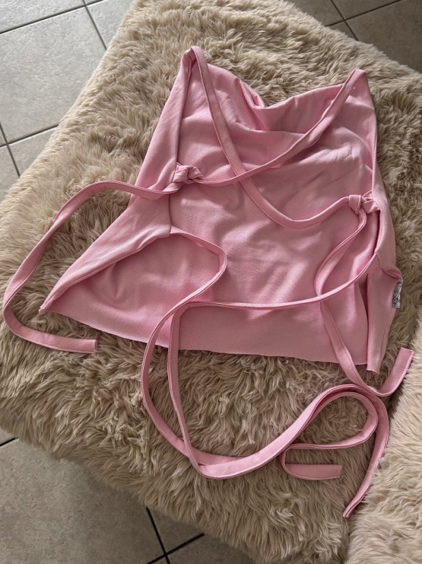 PINK OPEN BACK TOP