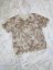 LACE T-SHIRT BROWN M