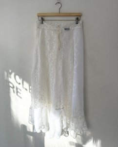 UPCYCLED CURTAIN SKIRT NO 2