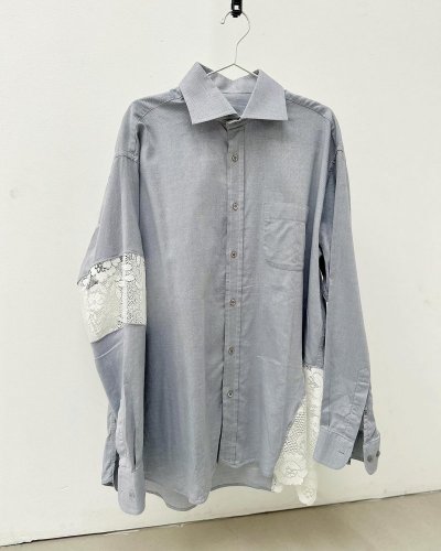REMADE SHIRT WITH LACE NO1