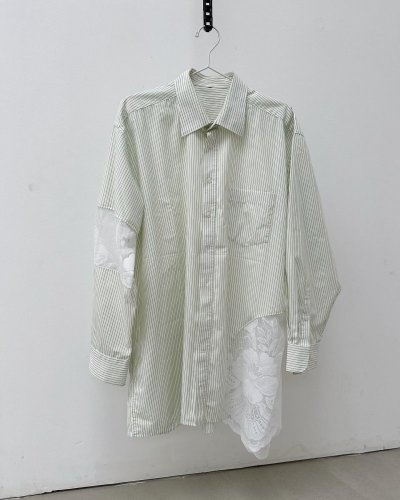 REMADE SHIRT WITH LACE NO2