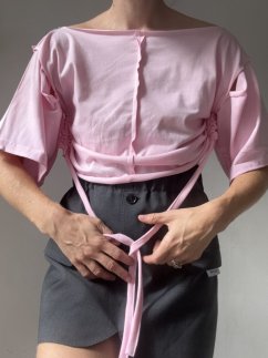 PINK  UNIQUE TOP