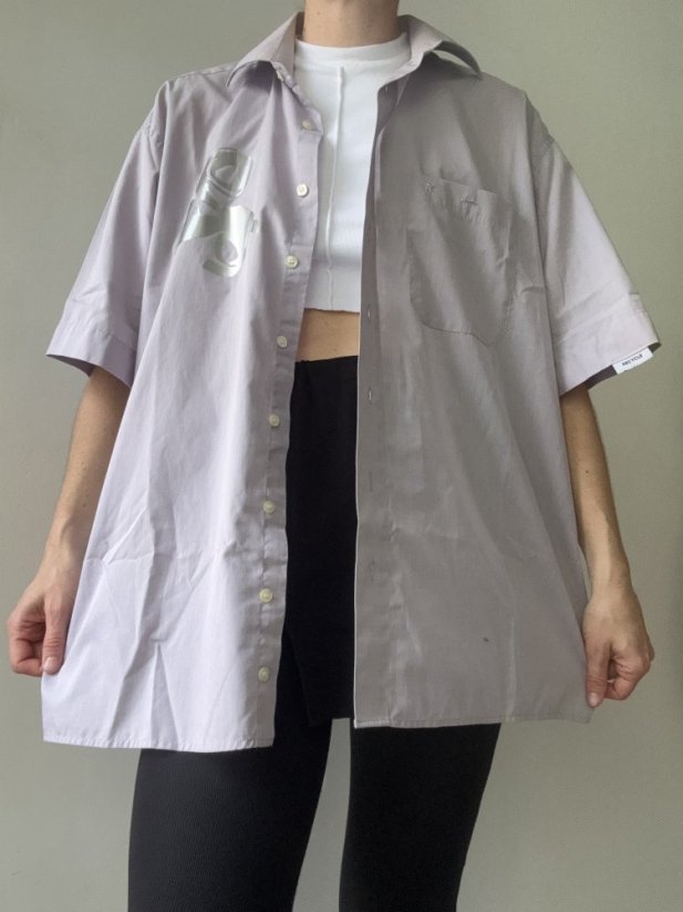 SOFT LILA SHORTSLEEVE SHIRT
