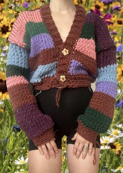 HAND-KNITTED SWEATER