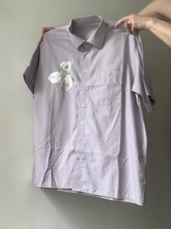SOFT LILA SHORTSLEEVE SHIRT