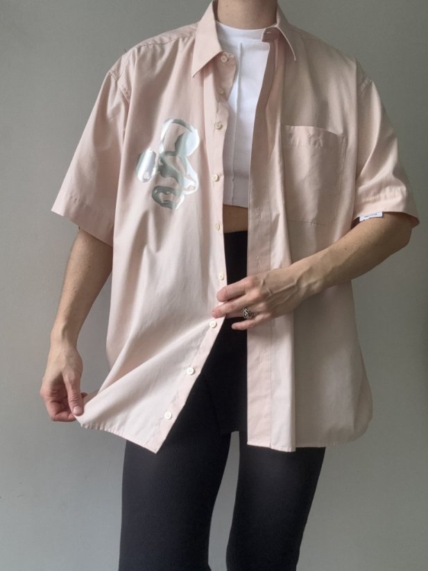 SOFT ORANGE  SHORTSLEEVE SHIRT