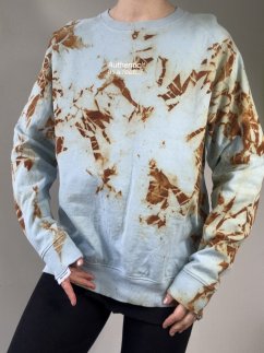 RUST DYED SWEATSHIRT SIZE XL