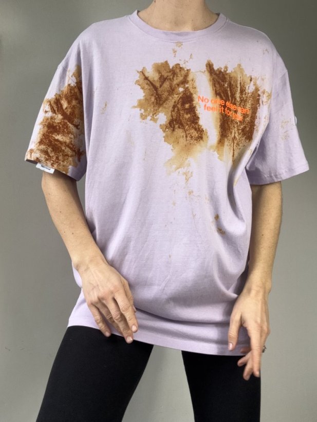 LILA T-SHIRT SIZE L