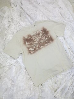 LACE T-SHIRT BEIGE M