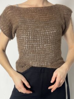 LIGHT BROWN SOPHIE TOP